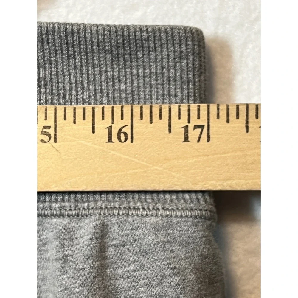 Lululemon Grey Jogger Sweatpants Size L Casual Lounge Zip Pocket - Picture 3 of 12